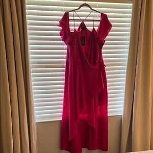 NWT Gorgeous City Chic Hot pink - Fuchsia Wedding Guest Dress size L - 20